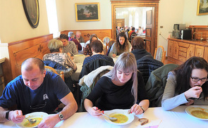 Mittagshore und Fastensuppe im Stift Schlägl